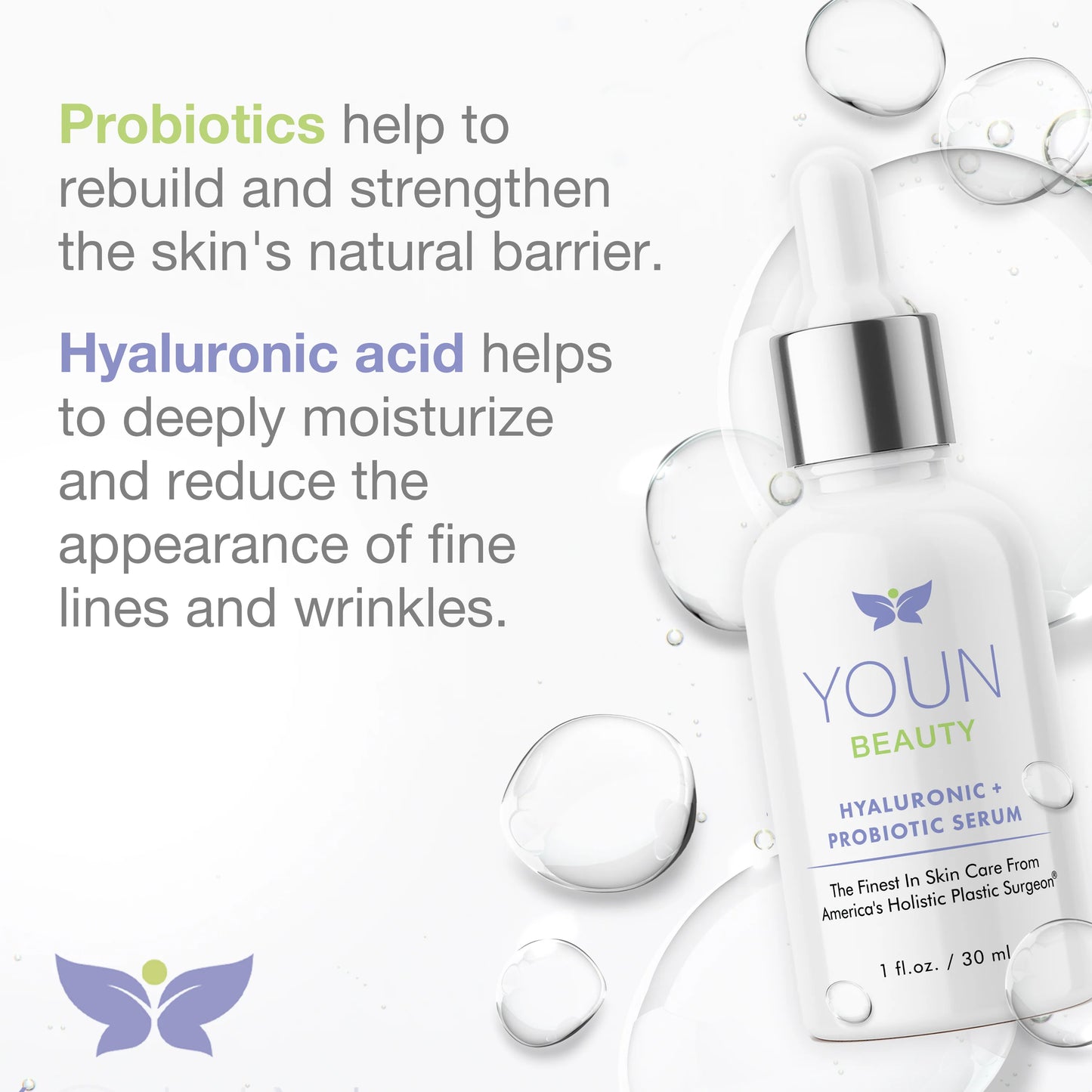 Hyaluronic + Probiotic Serum