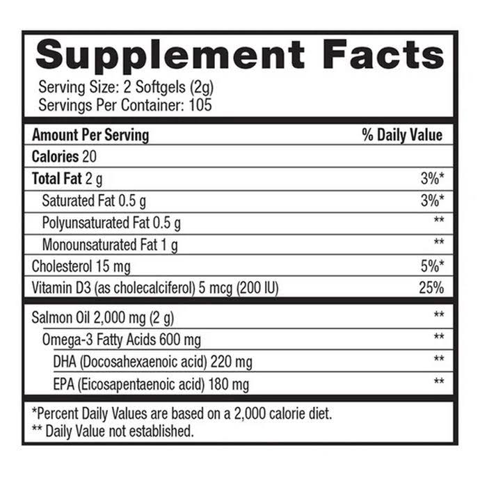 Wild Alaska Salmon Oil Omega-3